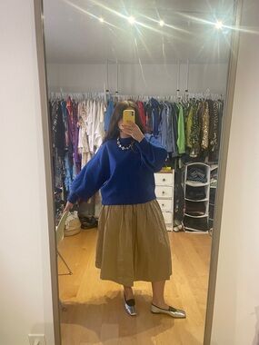 H&M Royal Blue Sparkly Crewneck Sweater